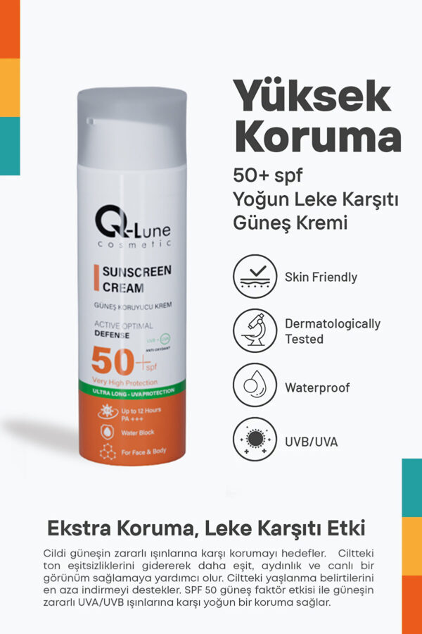 Leke Karşıtı 50 Spf Güneş Kremi 50ml Pa Ultra Koruma(SUNSCREEN CREAM) - Görsel 2