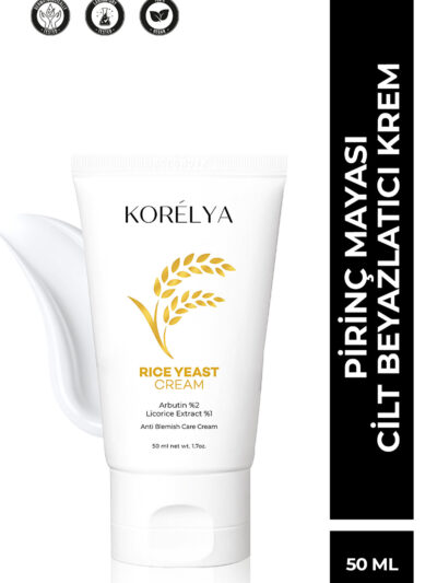 Pirinç Mayası Leke Karşıtı Beyazlatıcı Krem – Rice Yeast Whitening Cream 50 ml