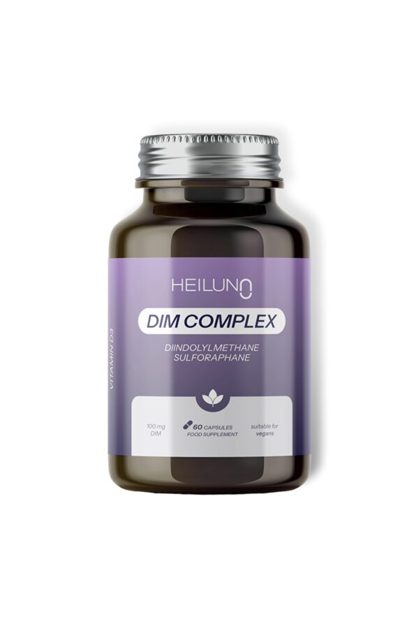 Dim Complex 60 Kapsül – DIM 100 mg, D3, Soya & Kırmızı Yonca Ekstresi ile Hormon ve Östrojen Dengesi