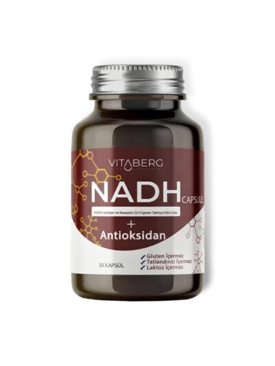 NADH Antioksidan+ | PQQ, Koenzim Q10, Resveratrol, Kolajen Tip II
