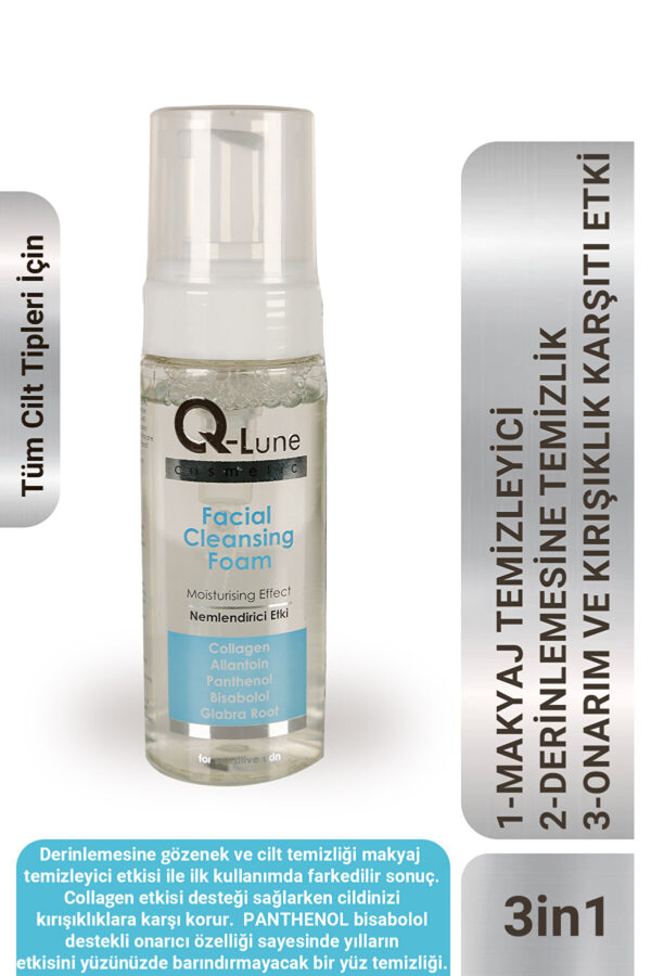 Kolajenli Yüz Temizleme Köpüğü 150ml -(GLABRA ROOT /ALLANTOİN/ PANTHENOL)makyaj Temizleyici - Görsel 2