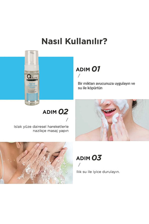 Kolajenli Yüz Temizleme Köpüğü 150ml -(GLABRA ROOT /ALLANTOİN/ PANTHENOL)makyaj Temizleyici - Görsel 6