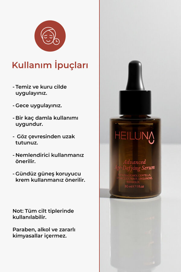 Yaşlanma Ve Kırışıklık Karşıtı Serum 30 ml Bakuchiol & Centella, Sıkı & Pürüzsüz Cilt - Görsel 3