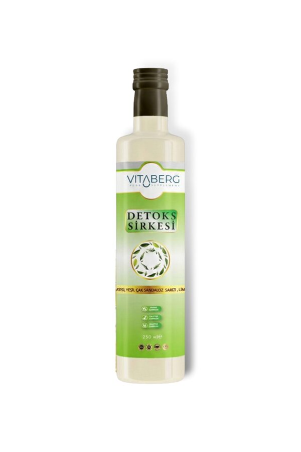 Detoks Sirkesi | Kayısı, Yeşil Çay ve Bitkisel Ekstrakt İçeren Karışım 250 ml