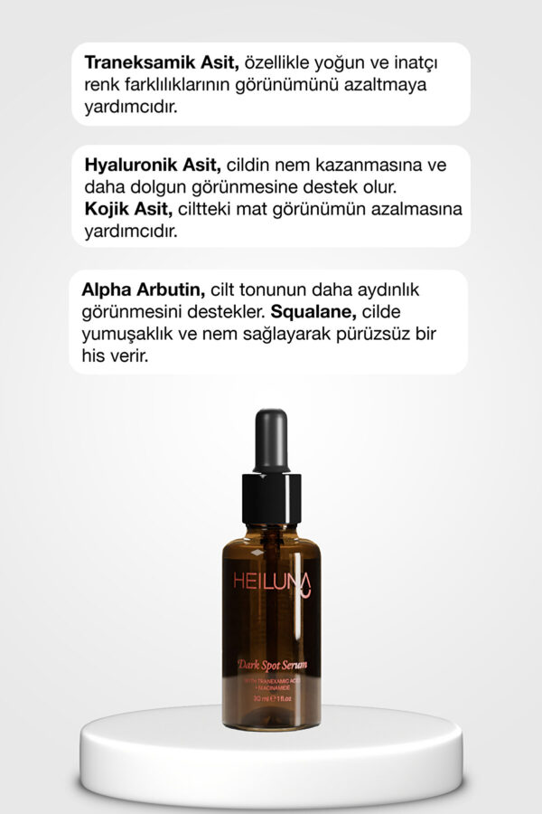 Koyu Leke Karşıtı Serum 30 ml Niacinamide ve Alpha-Arbutin ile Parlak, Eşit Tonda Cilt - Görsel 4
