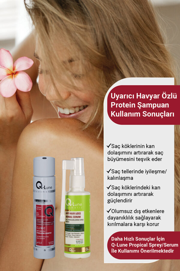 Biotin/havyar Özlü Kök Uyarici Klinik Şampuan 300ml (STİMULANT CLİNİCAL SHAMPOO) - Görsel 4