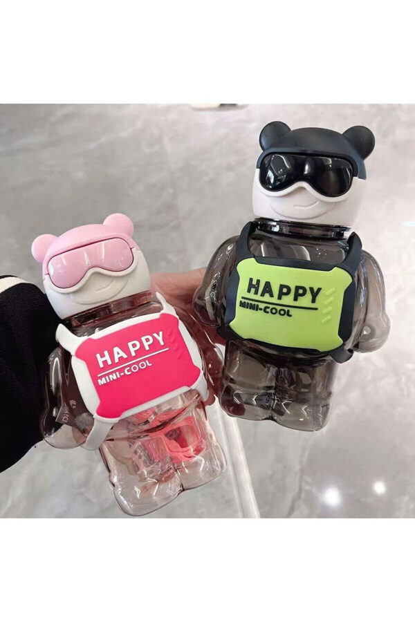 Robottle Figürlü Suluk Robot Matara Polikarbon Su Matarası 800ml-okul Suluğu Onaylı Bpa Free - Görsel 6