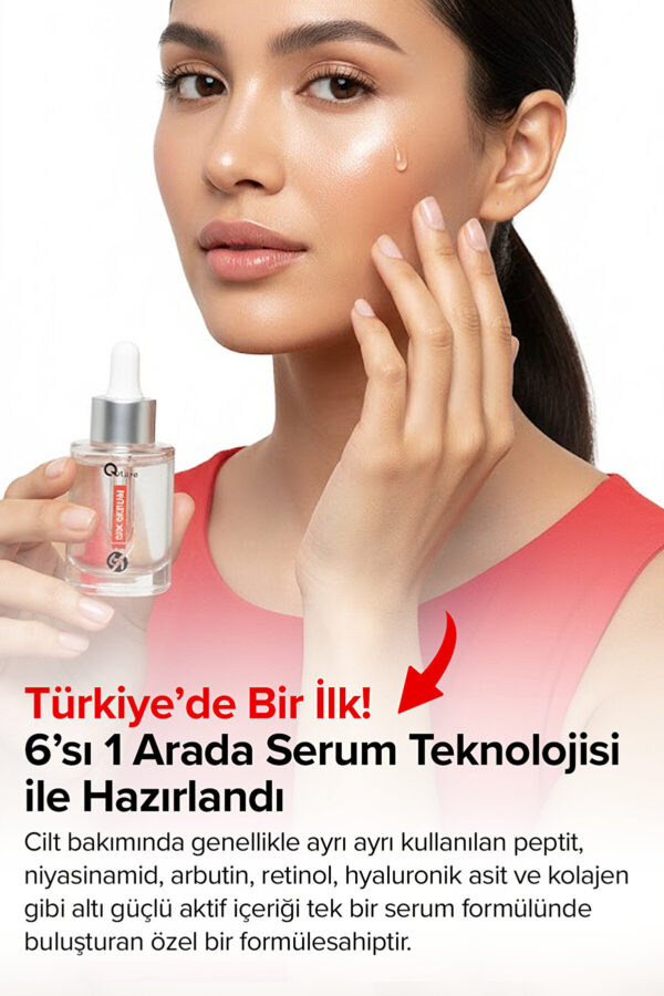 6 in 1 Six Serum 30 ml | Aydınlatıcı, Nemlendirici, Sıkılaştırıcı Çok Etkili Cilt Bakım Serumu - Görsel 4